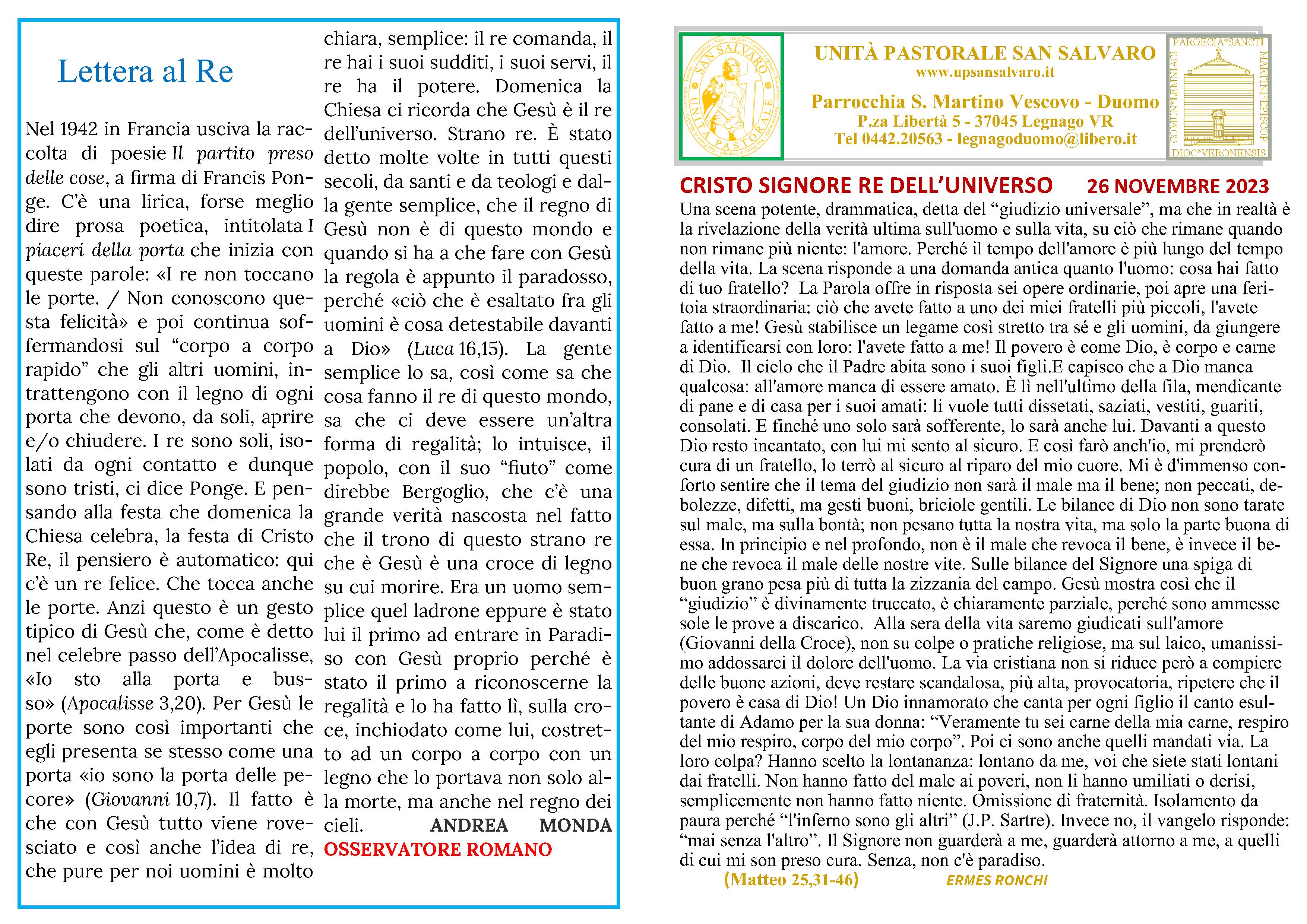 avvisi parrocchia romano di lombardia